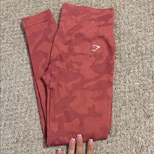 Gymshark Red Camo Leggings